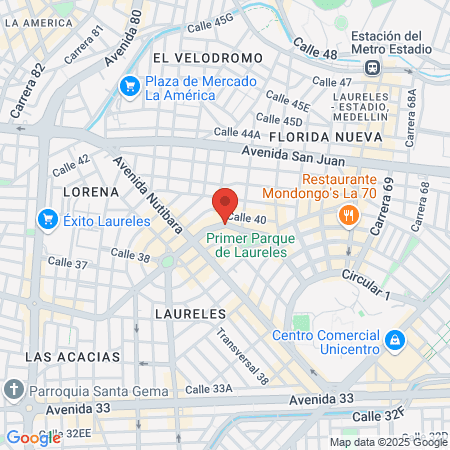 AJ Consultorio odontológico map