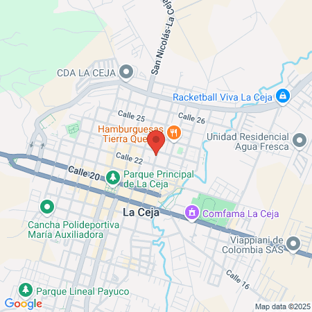 Odontólogo Hincapié map