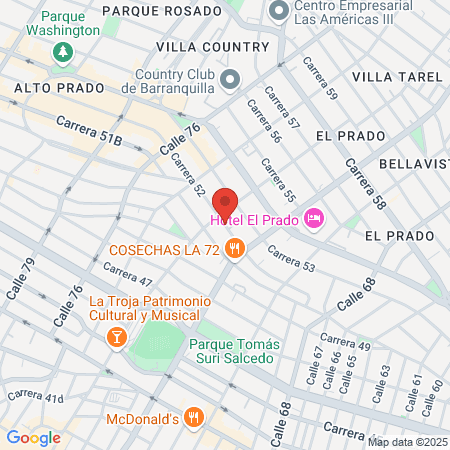 Centro Odontológico Colmédica Barranquilla Alto Prado map