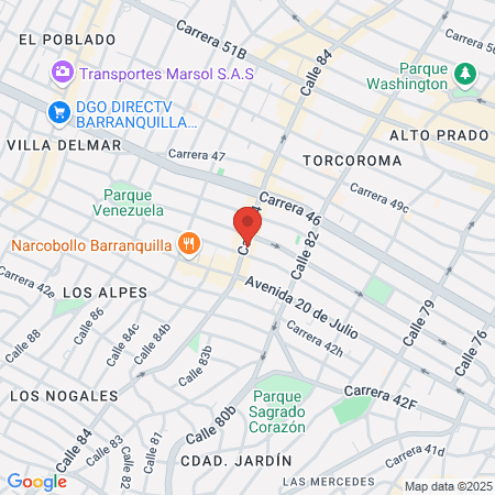 Los Morales clinica dental map