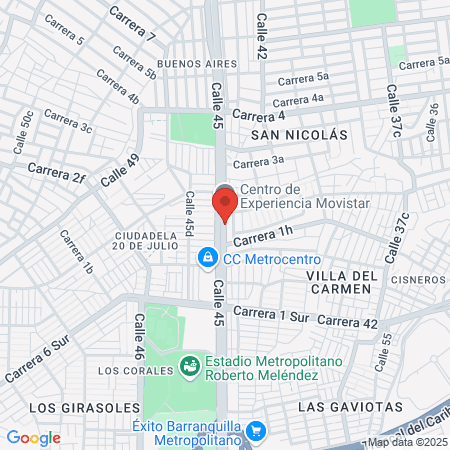 Sonrisas White Ciudadela Metropolitana map