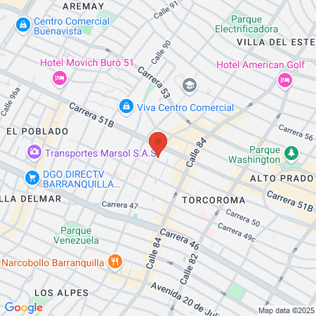 Centro Odontológia y Estética map