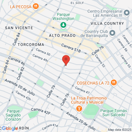 Clínica Maxilofacial Del Caribe map