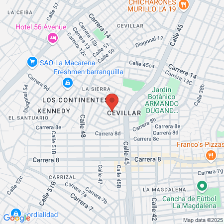 Dr Jaime Pineda Ovalle map