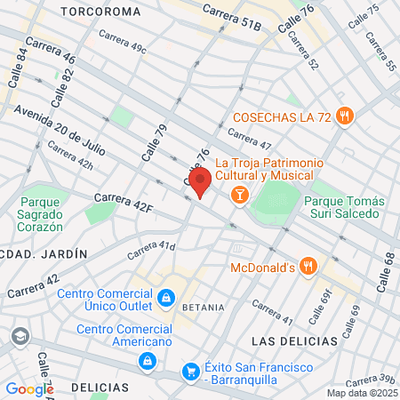 Dra. Mara Patricia Mejía map