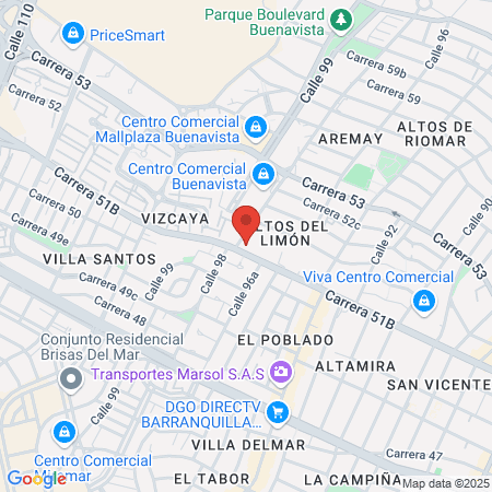 Cordaly - Clínica de Cordales map