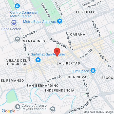 Centro odontologico comunitario la libertad map