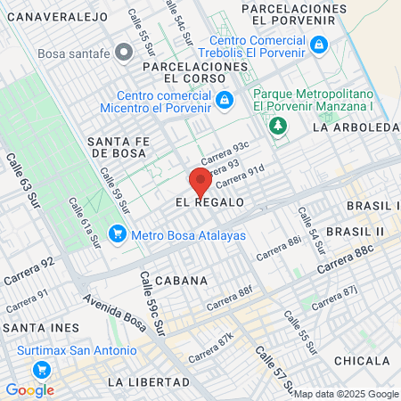 Citydent Bosa Centro map