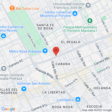 Odontologia Especializada Calderón López map
