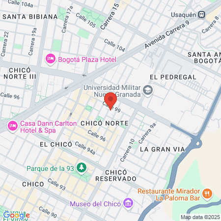 Dra. Diana Pulgarín | Diseño de Sonrisa Bogotá map