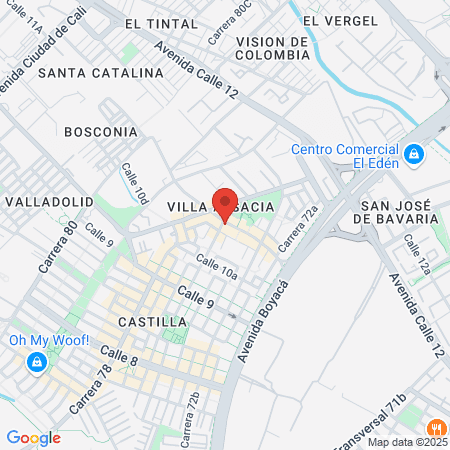 Clínicas Dentales Colombia Eu map