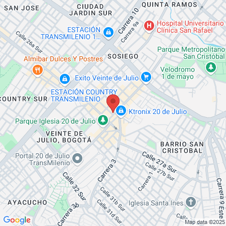 Clínica Odontología Santa Clara map