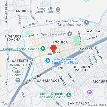 Clínica Odontológica Sos Oral map