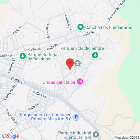 Dental Art Pluss Sas Santa Marta map