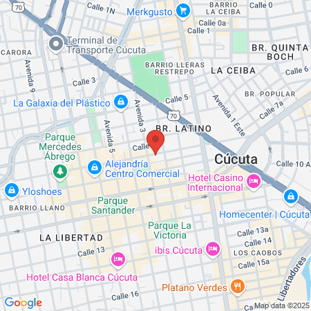 Dentix Av 1 Cúcuta map