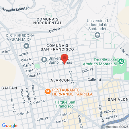 Arte Dental Santander map