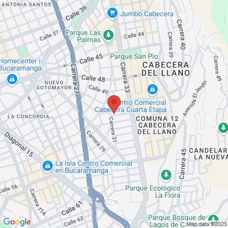 ORTODONCIA GINNA CAPACHO map