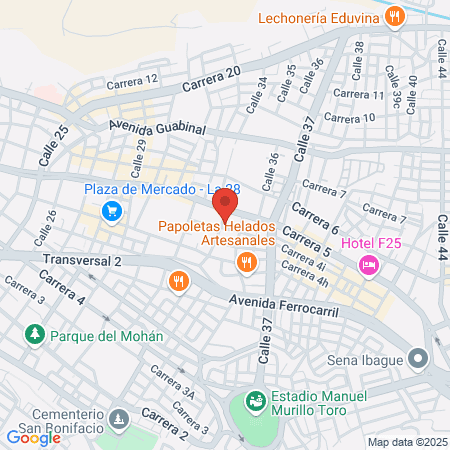 Centro Medico Odontologico Del Tolima map