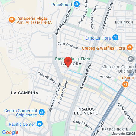 Dra Diana Chalapud map