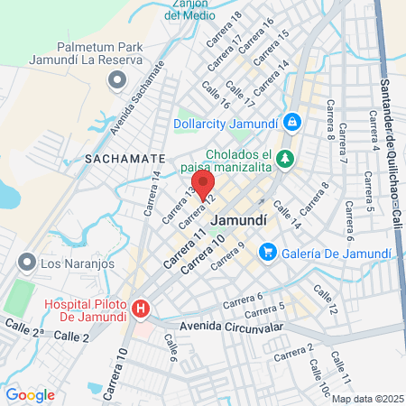 Linea Vida Jamundi map