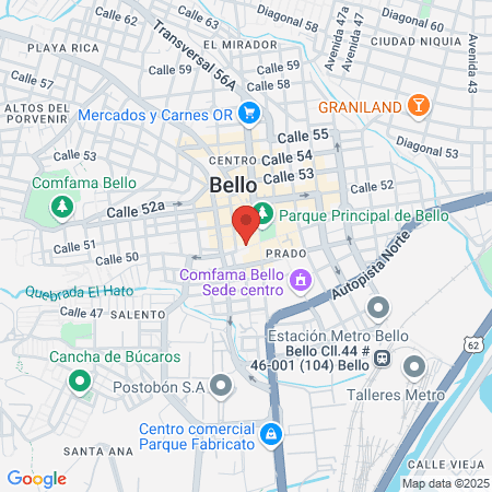 Ortoespecial Bello map