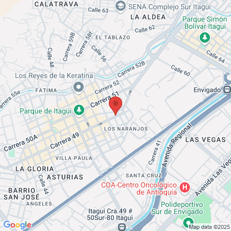 Centro De Radiologia Oral Jg Itagüi map
