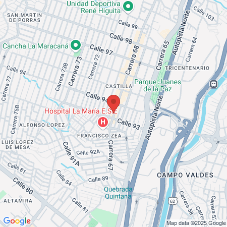 Centro Odontológico San Benito map