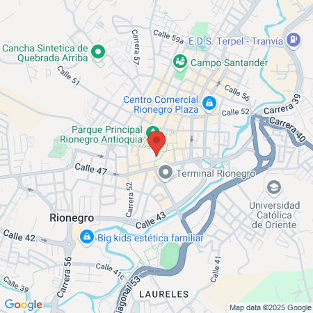 Bionova Dental Rionegro Antioquia map