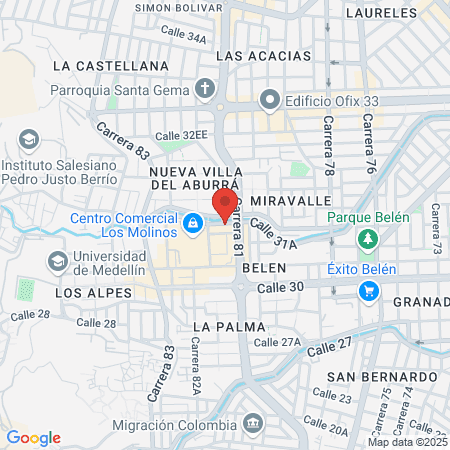 Dr César Augusto Moncada Diez Odontólogo map