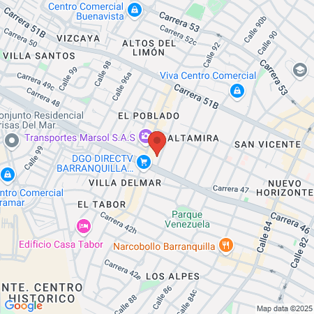 Fundación Clínica Campbell map