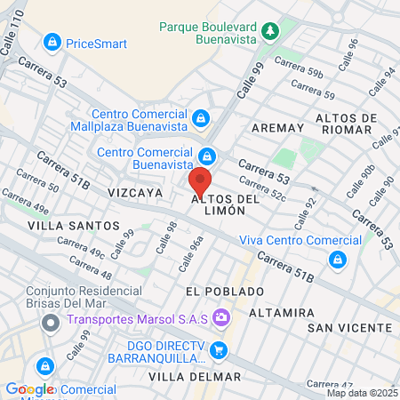 Consultorio Odontologico Belisa Pabon En Barranquilla map