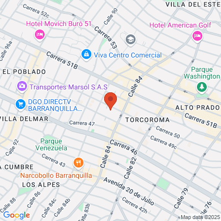 Angela Ma. Vásquez de Salas map