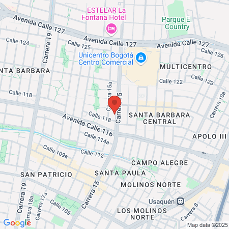 Odontología Dra. Andrea Adrianza map