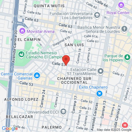 Riders Odontología map