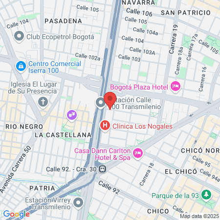 Dra Diana Rincon map