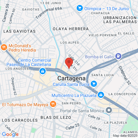 Odontologo Cartagena map