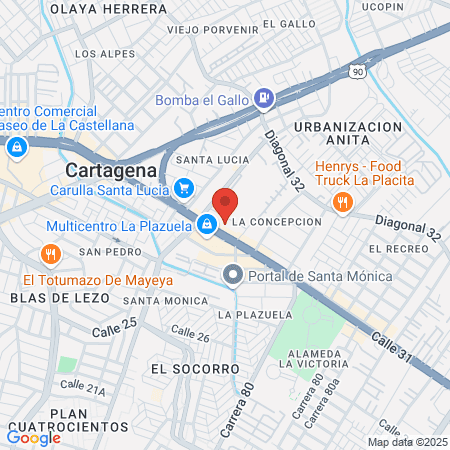 Dra Mónica Patricia Acuña Luna map