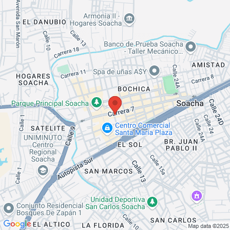 Clínica Odontológicas Mundo Sonrrisa map