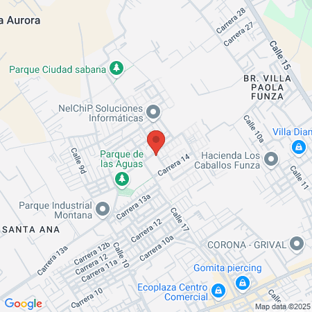 Dentagram Mosquera map