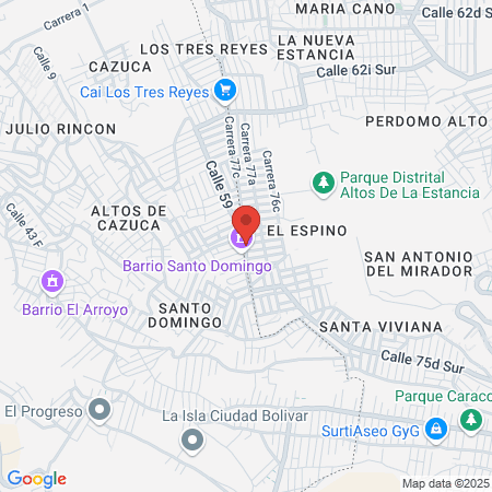 Dra Ganeth Castellanos Optometra map