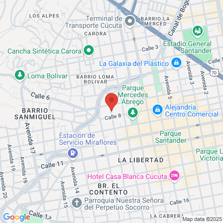 Makroform Cucuta map