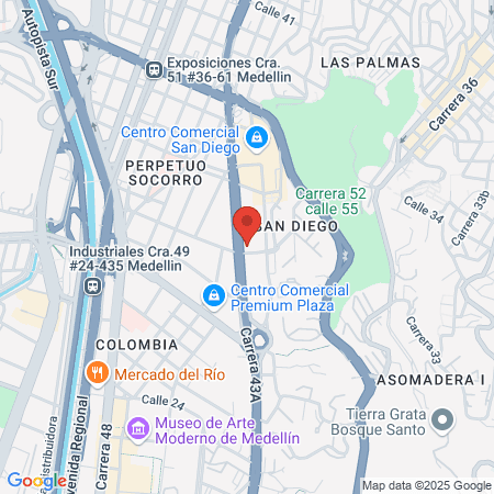 Coopsana Ips Sede Pac Suramericana map