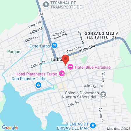 Puesto de salud las Malvinas map