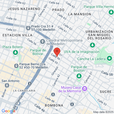 Ips Génesis Medimas map