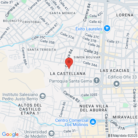 Telesalud Especialistas map