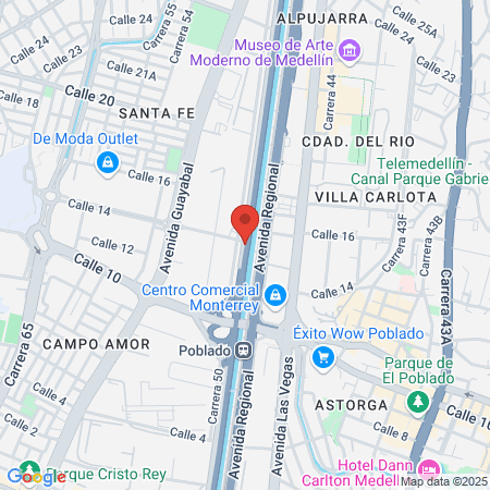 Piedad Jaramillo map