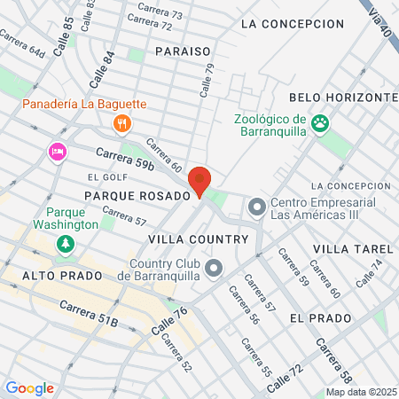 Unidad Medica Villa Country map