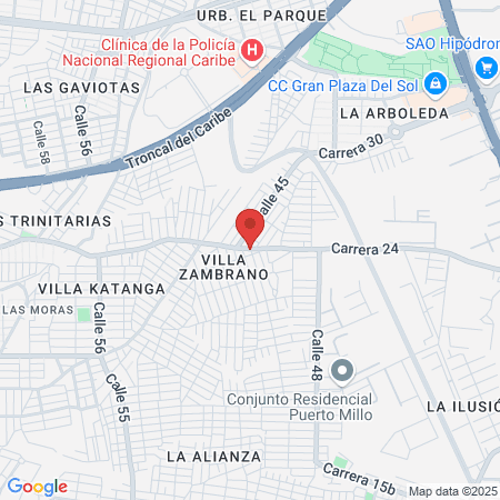 Dr Luis Enrique Perea Vasquez Pediatría map