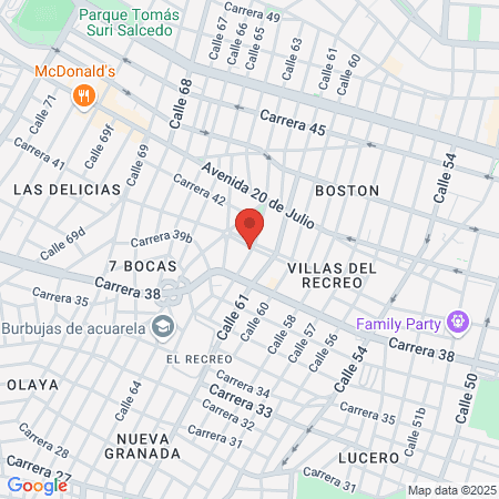 Consultorio Quiropráctico map