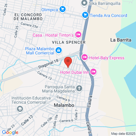 Mi Ips Malambo map